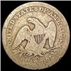 Image 2 : 1859-S Seated Liberty Quarter NICELY CIRCULATED