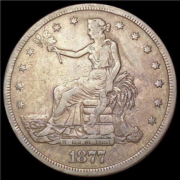 1877-S Silver Trade Dollar CLOSELY UNCIRCULATED