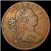 Image 1 : 1805 Draped Bust Large Cent LIGHTLY CIRCULATED