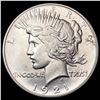 Image 1 : 1921 Silver Peace Dollar CLOSELY UNCIRCULATED