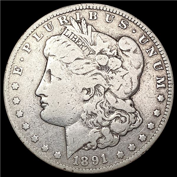 1891-CC Morgan Silver Dollar NICELY CIRCULATED