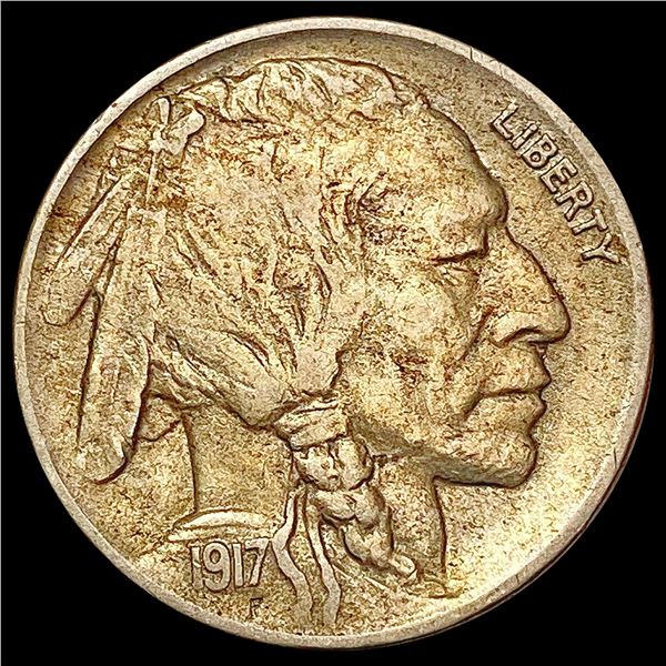 1917-D Buffalo Nickel NEARLY UNCIRCULATED