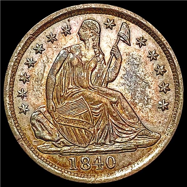 1840 Seated Liberty Half Dime CLOSELY UNCIRCULATED