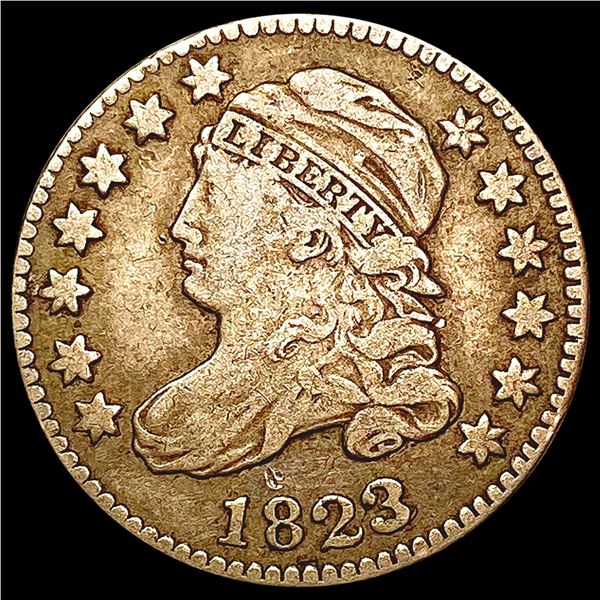 1823/2 Capped Bust Dime NICELY CIRCULATED