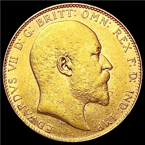 1910 .2355oz Gold G. Britain Sovereign UNCIRCULATED