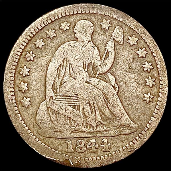 1844-O Seated Liberty Half Dime LIGHTLY CIRCULATED