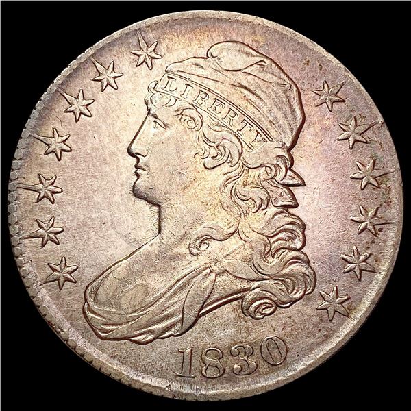 1830 Capped Bust Half Dollar CLOSELY UNCIRCULATED