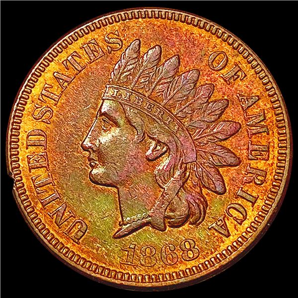 1868 Indian Head Cent CLOSELY UNCIRCULATED