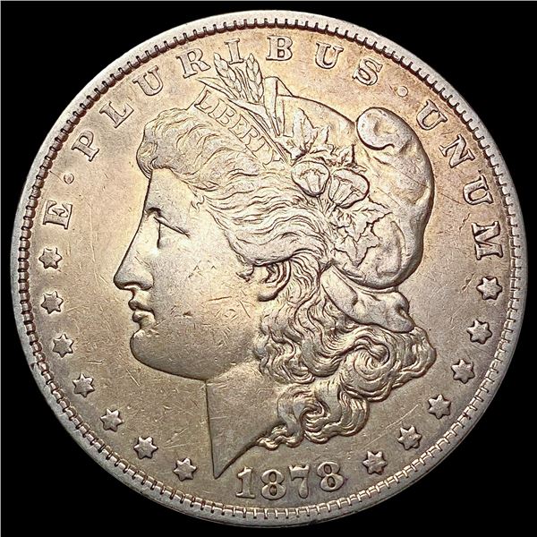 1878 8TF Morgan Silver Dollar NEARLY UNCIRCULATED