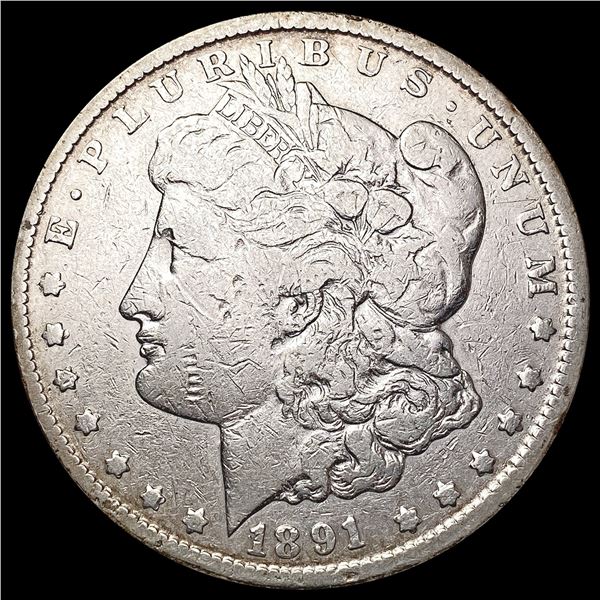 1891-CC Morgan Silver Dollar NICELY CIRCULATED