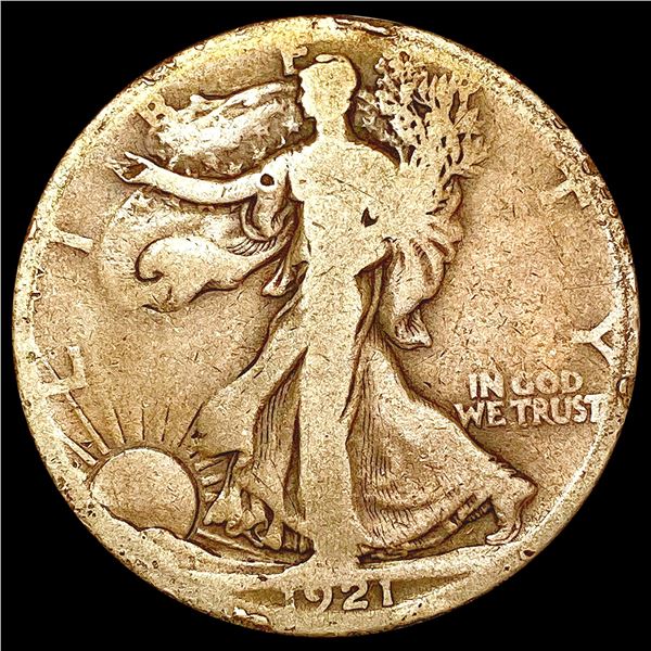 1921-S Walking Liberty Half Dollar NICELY CIRCULATED