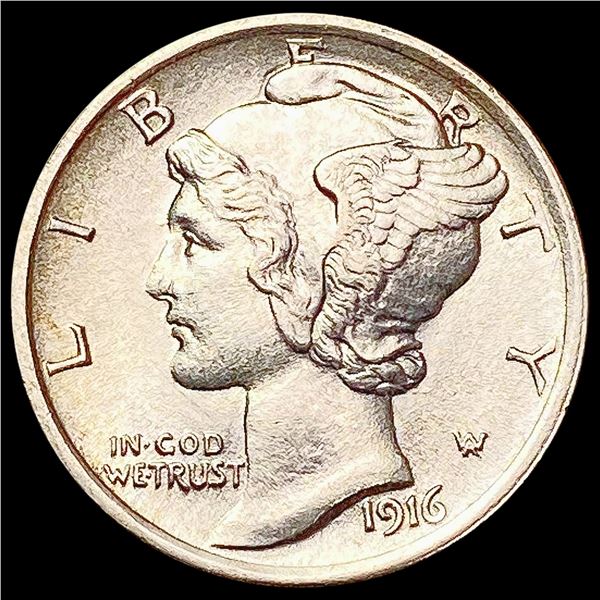 1916 FSB Mercury Dime UNCIRCULATED