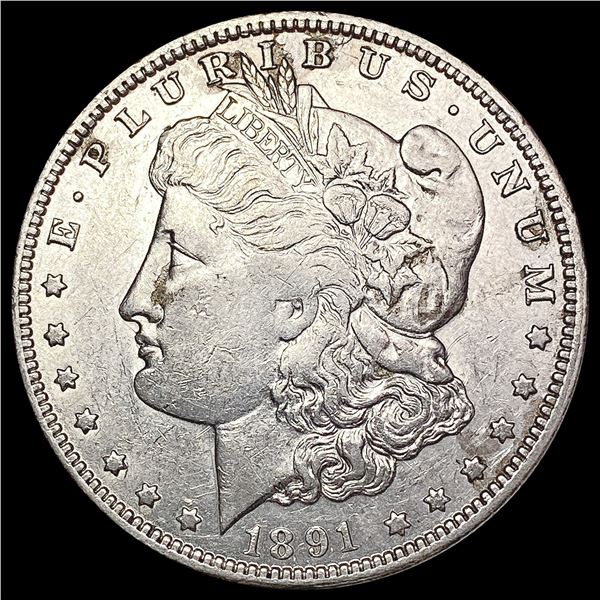 1891-O Morgan Silver Dollar CLOSELY UNCIRCULATED