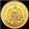 Image 2 : 1920 Mexico Gold 5 Pesos 0.1206oz UNCIRCULATED