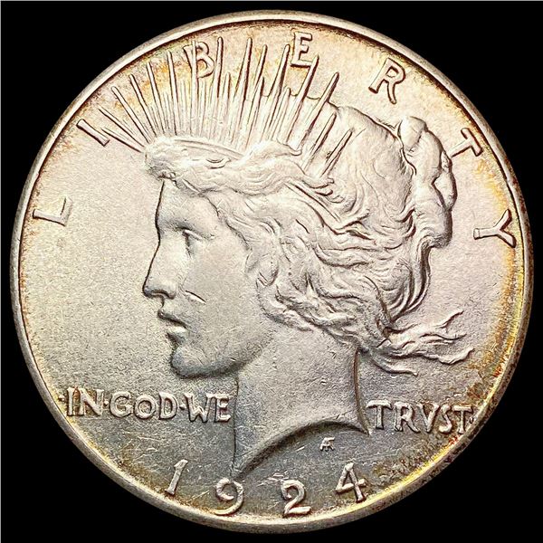 1924-S Silver Peace Dollar CLOSELY UNCIRCULATED