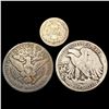 Image 2 : 1876-1919 Varied US Coinage Lot [3 Coins] NICELY CIRCULATED