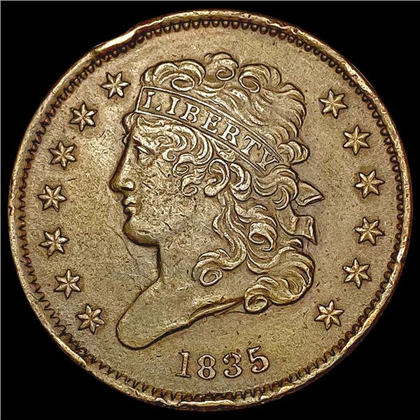1835 Classic Head Half Cent UNCIRCULATED