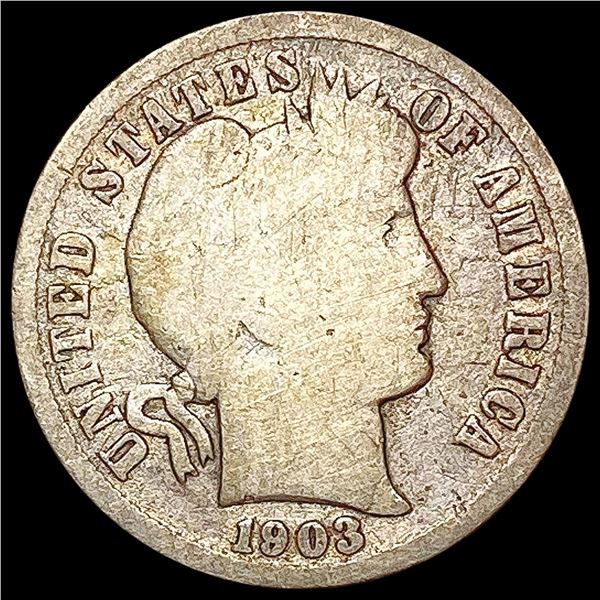 1903-S Barber Dime NICELY CIRCULATED