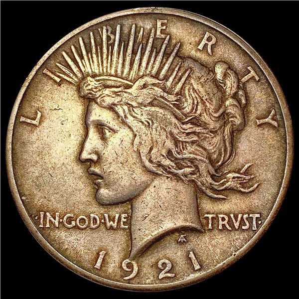 1921 Silver Peace Dollar LIGHTLY CIRCULATED