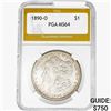 Image 1 : 1890-O Morgan Silver Dollar PGA MS64