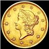 Image 1 : 1852 Rare Gold Dollar UNCIRCULATED