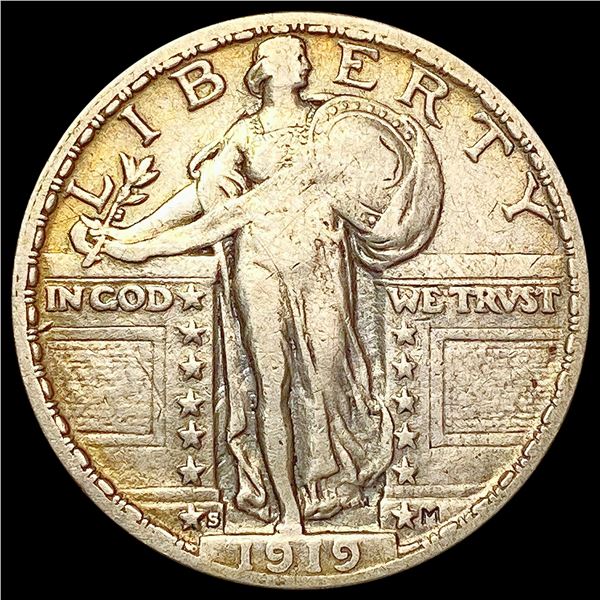 1919-S Standing Liberty Quarter LIGHTLY CIRCULATED