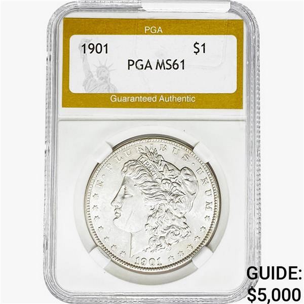 1901 Morgan Silver Dollar PGA MS61