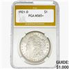 Image 1 : 1921-D Morgan Silver Dollar PGA MS65+