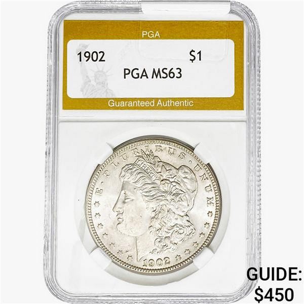 1902 Morgan Silver Dollar PGA MS63