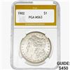 Image 1 : 1902 Morgan Silver Dollar PGA MS63
