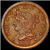 Image 1 : 1855 Braided Hair Half Cent NEARLY UNCIRCULATED