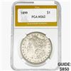 Image 1 : 1899 Morgan Silver Dollar PGA MS62