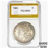 Image 1 : 1883 Morgan Silver Dollar PGA MS64