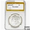 Image 1 : 1878 8TF Morgan Silver Dollar PGA MS64