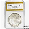 Image 1 : 1884-CC Morgan Silver Dollar PGA MS64