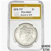 Image 1 : 1878 REV79 Morgan Silver Dollar PGA MS63