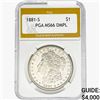 Image 1 : 1881-S Morgan Silver Dollar PGA MS66 DMPL
