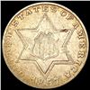 Image 1 : 1857 Silver Three Cent NICELY CIRCULATED