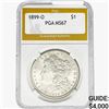 1899-O Morgan Silver Dollar PGA MS67