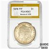 Image 1 : 1878 REV78 Morgan Silver Dollar PGA MS63