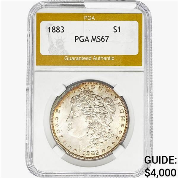 1883 Morgan Silver Dollar PGA MS67