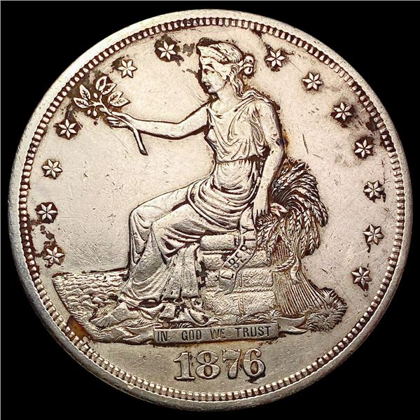 1876-S Silver Trade Dollar LIGHTLY CIRCULATED