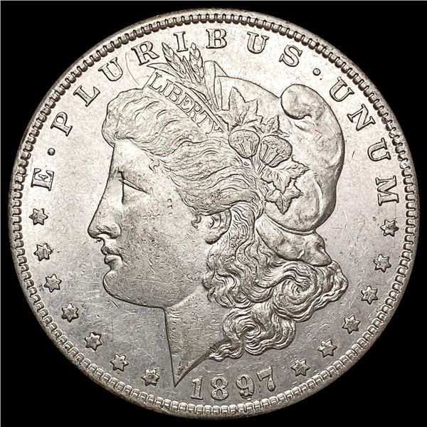 1897-S Morgan Silver Dollar CLOSELY UNCIRCULATED