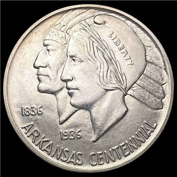 1937-D Arkansas Half Dollar CHOICE BU