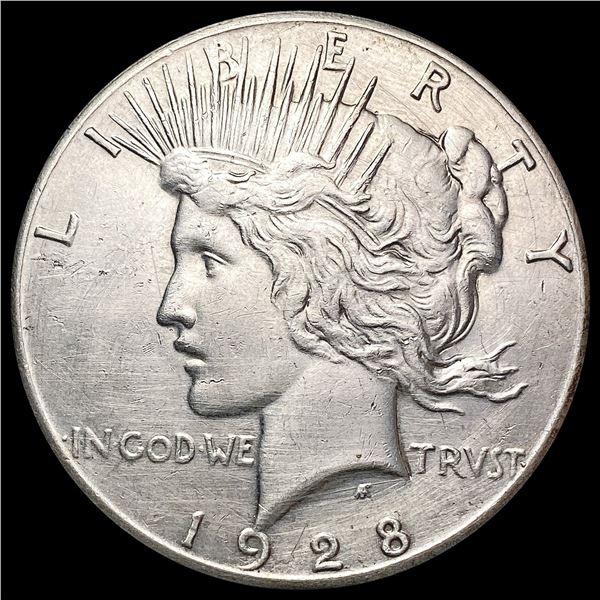1928 Silver Peace Dollar CLOSELY UNCIRCULATED