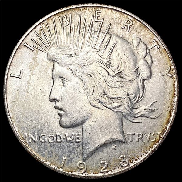 1928-S Silver Peace Dollar CLOSELY UNCIRCULATED