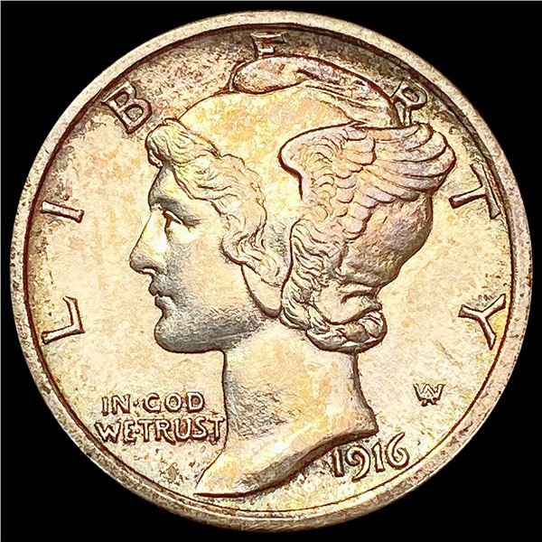 1916 FSB Mercury Dime UNCIRCULATED