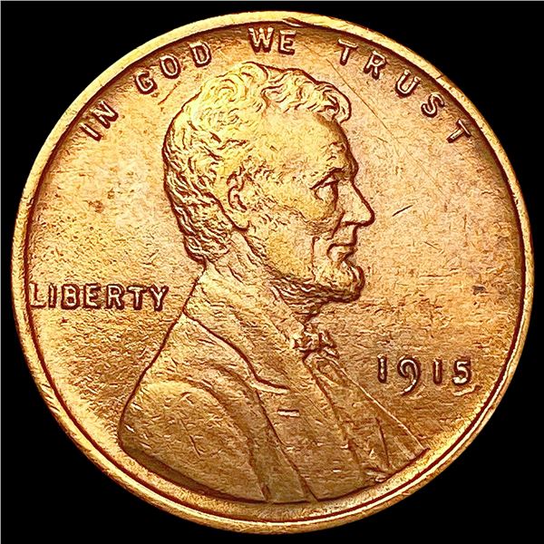 1915 Red Wheat Cent CHOICE BU