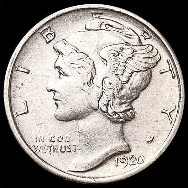 1920-D Mercury Dime CHOICE AU