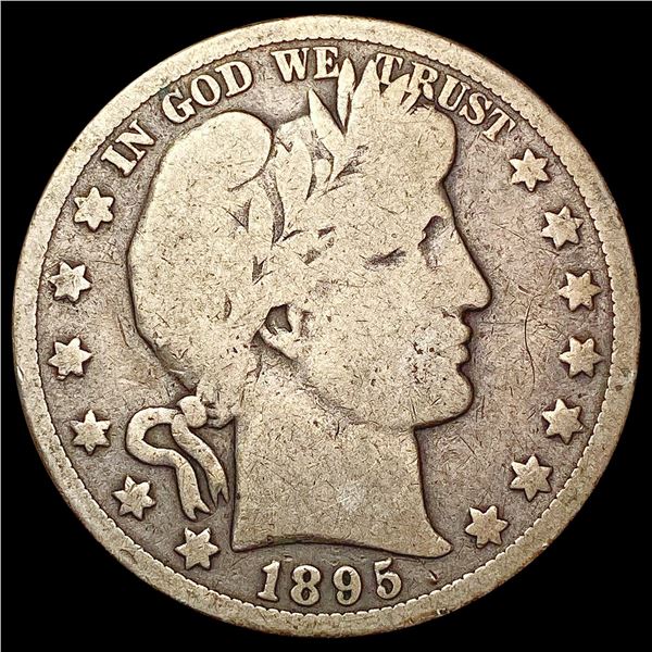 1895-O Barber Half Dollar NICELY CIRCULATED